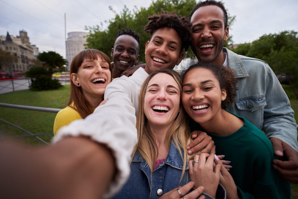 friendship celebration selfie